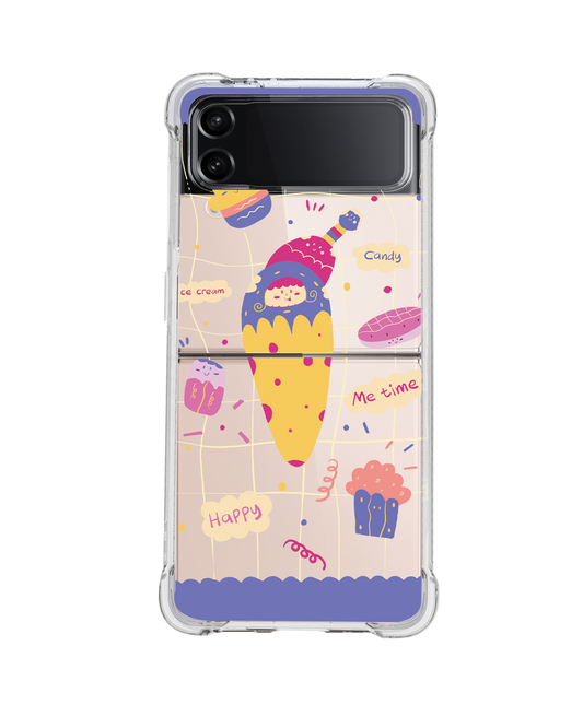 Android Flip / Fold Case - Candy Doodle