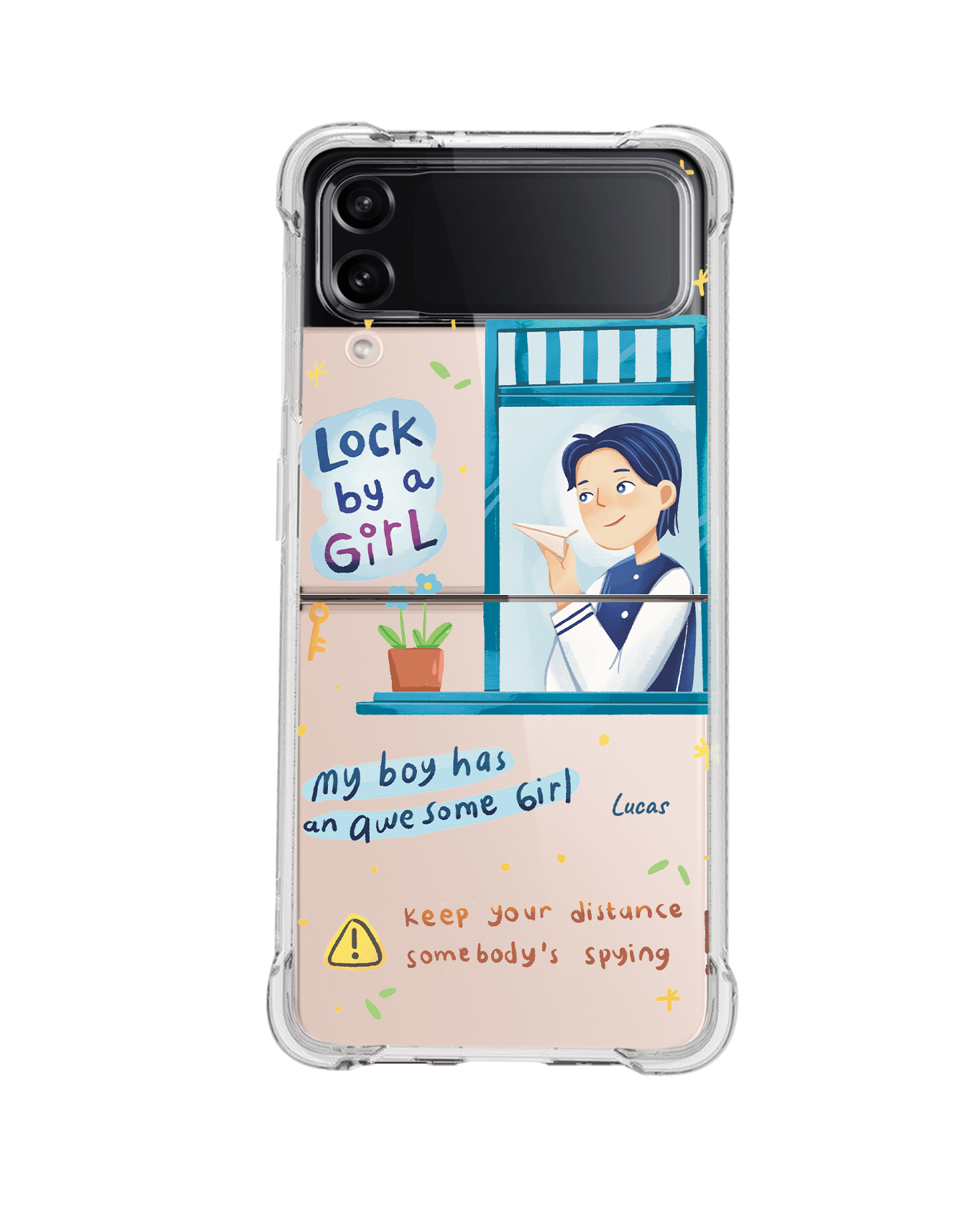 Android Flip / Fold Case - Crush Boy (Couple Case)