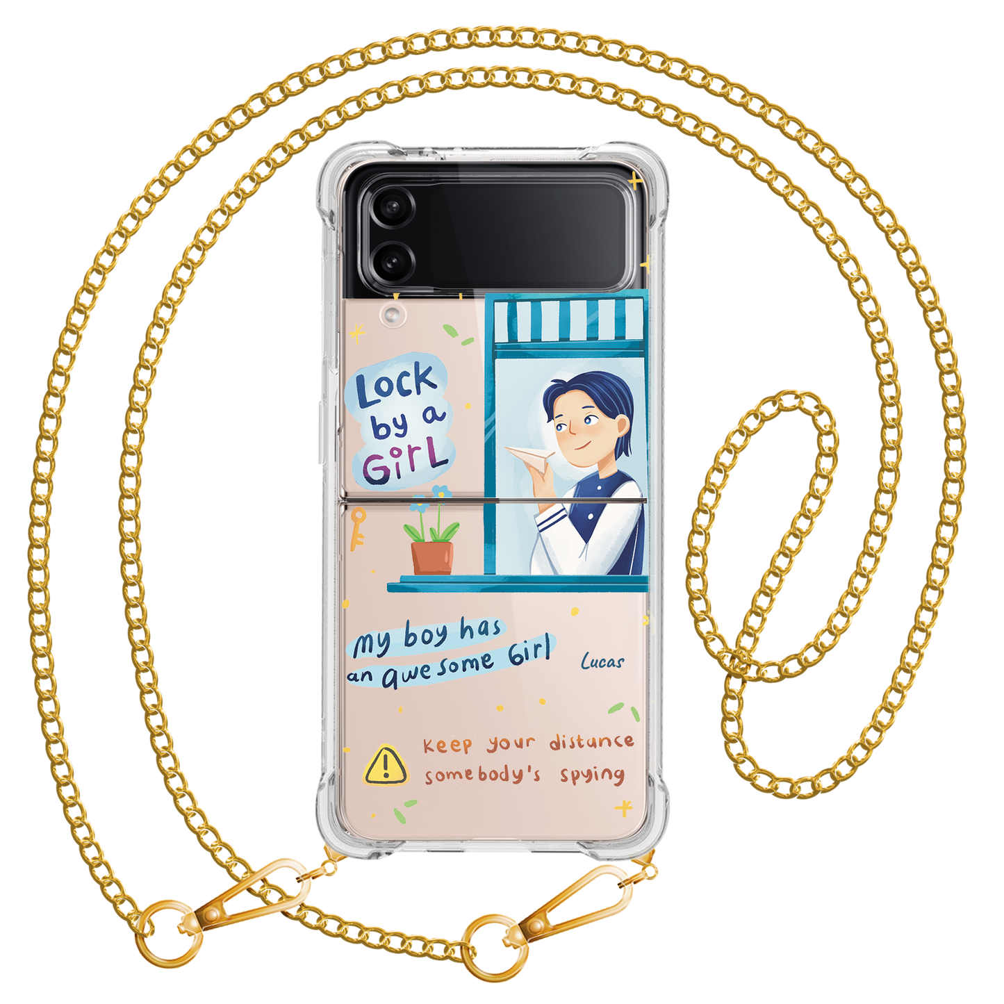 Android Flip / Fold Case - Crush Boy (Couple Case)