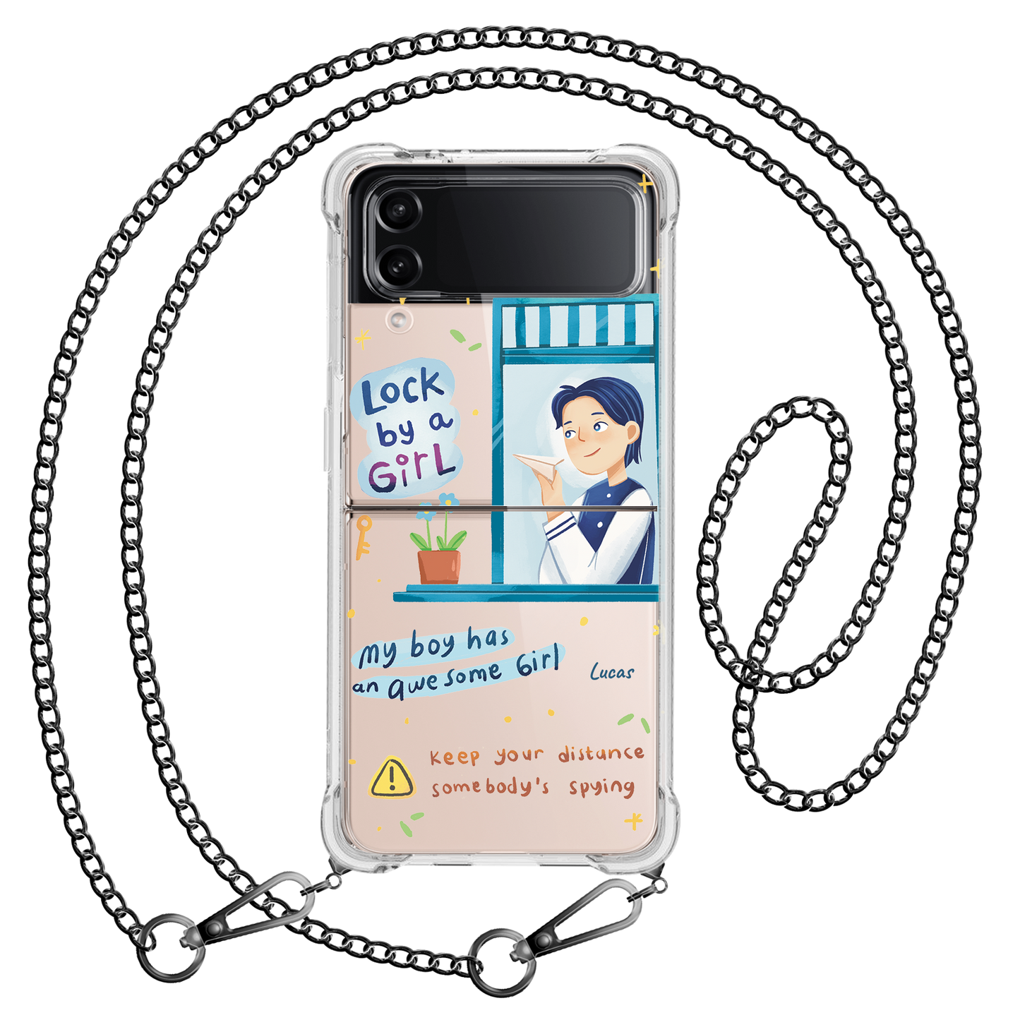 Android Flip / Fold Case - Crush Boy (Couple Case)