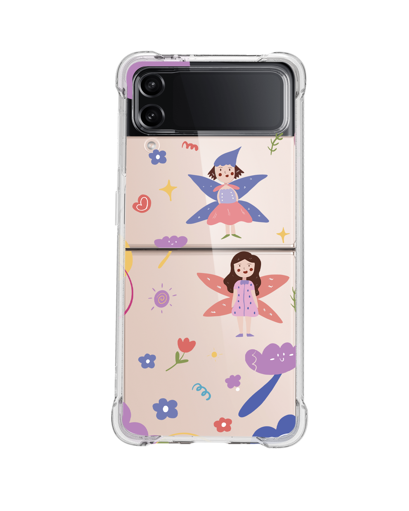 Android Flip / Fold Case - Fairy Pattern