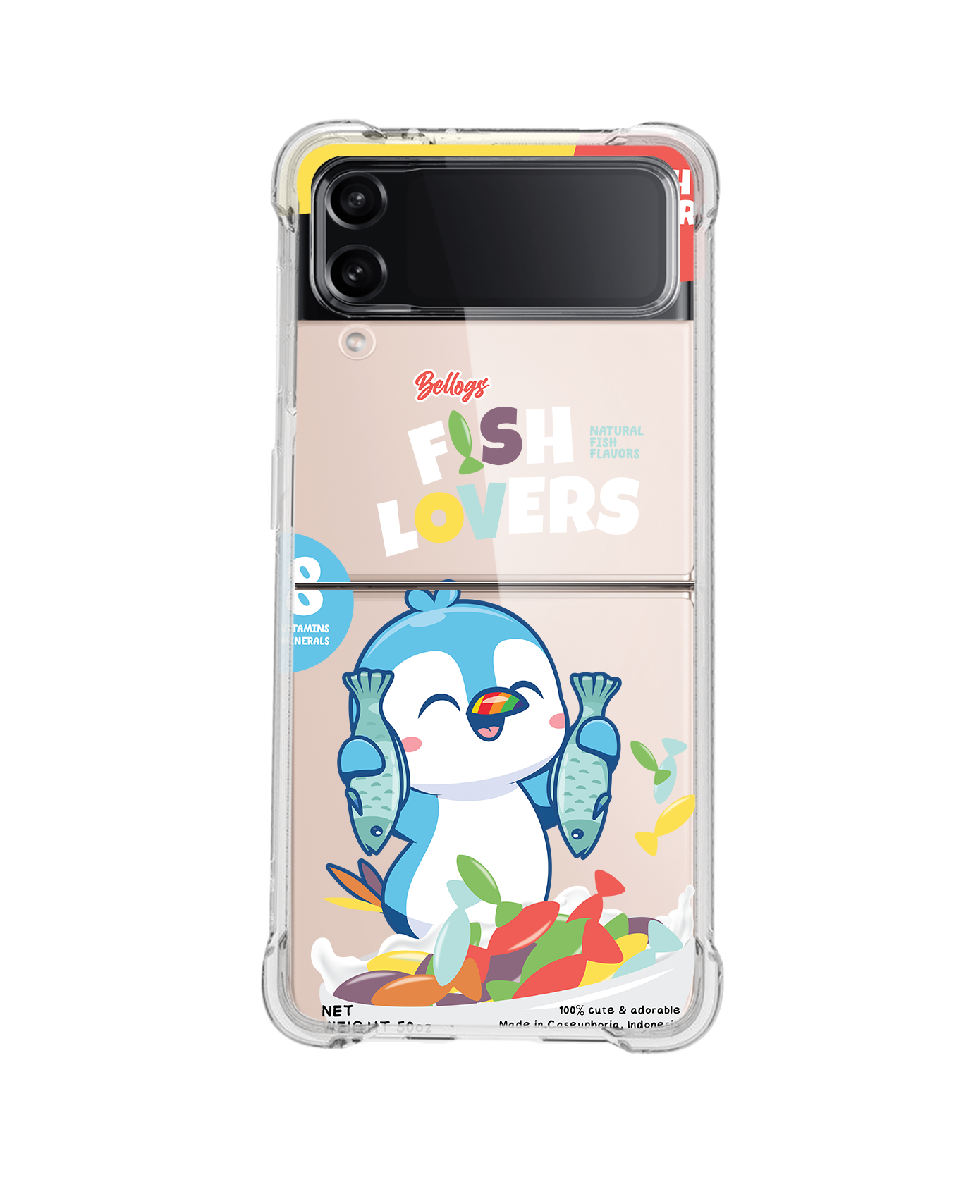 Android Flip / Fold Case - Fish Lovers