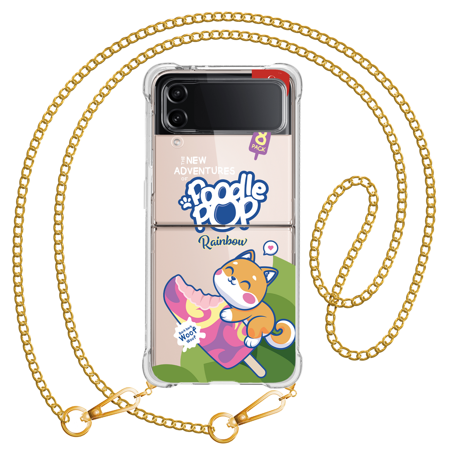 Android Flip / Fold Case - Poodle Pop