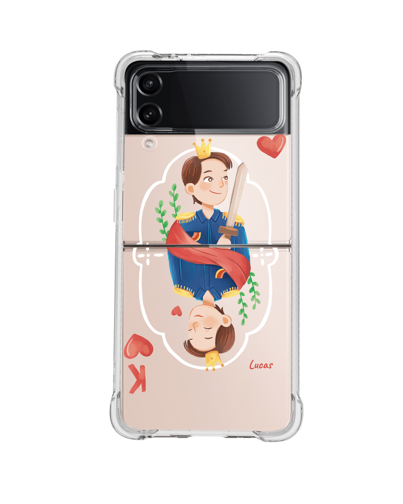 Android Flip / Fold Case - King (Couple Case)