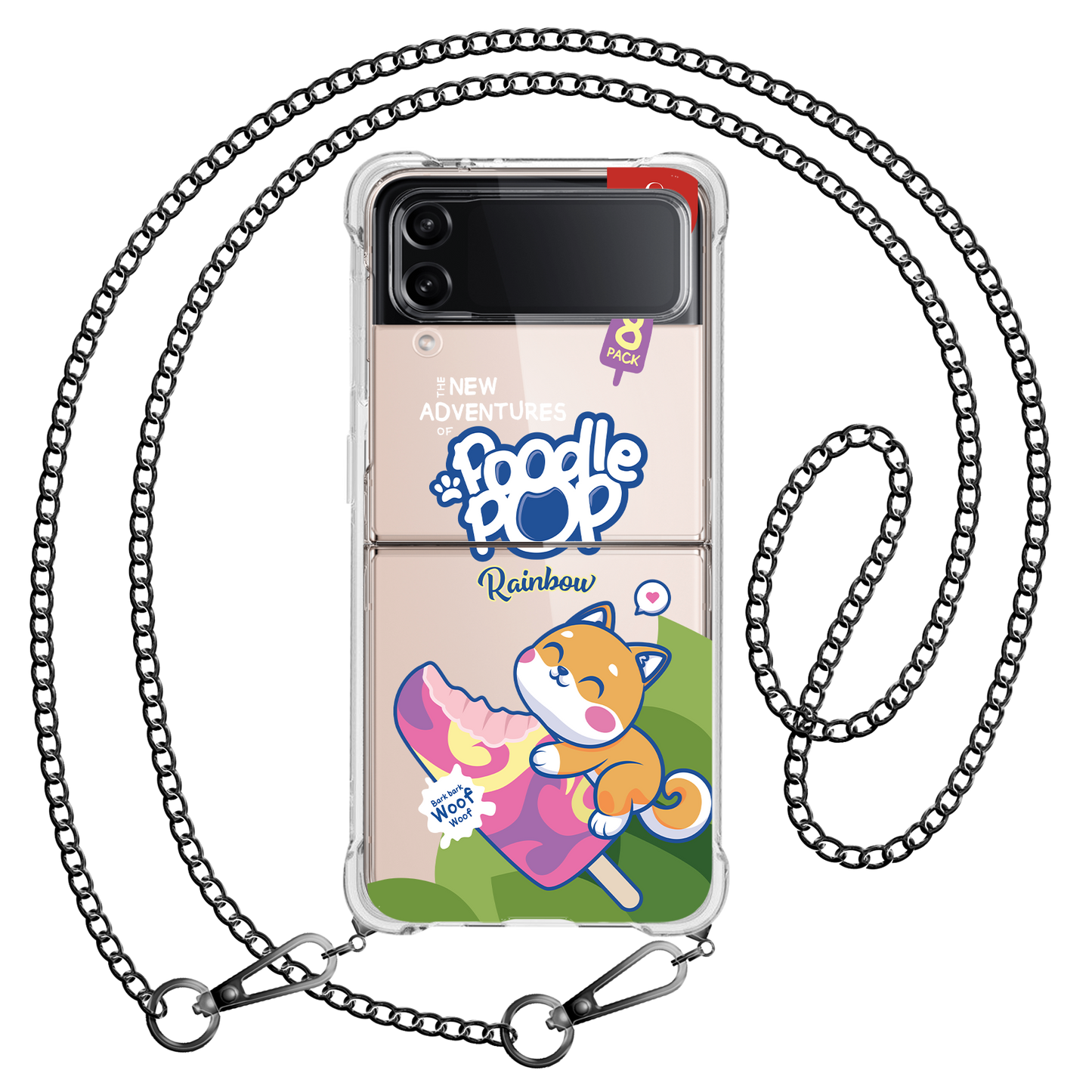 Android Flip / Fold Case - Poodle Pop