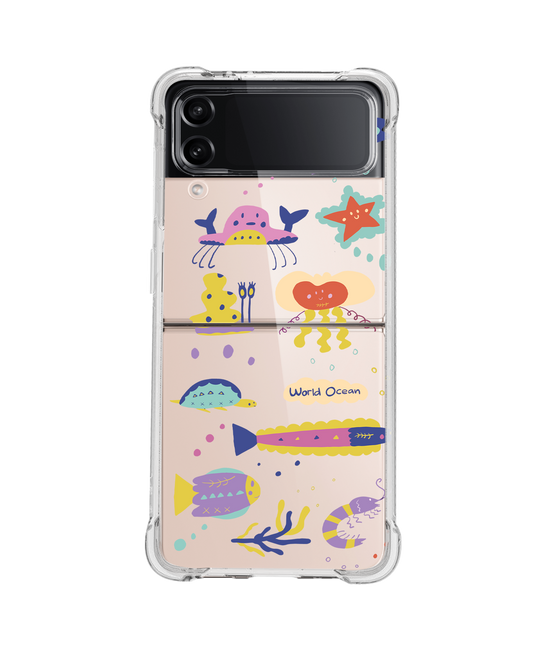 Android Flip / Fold Case - Ocean World