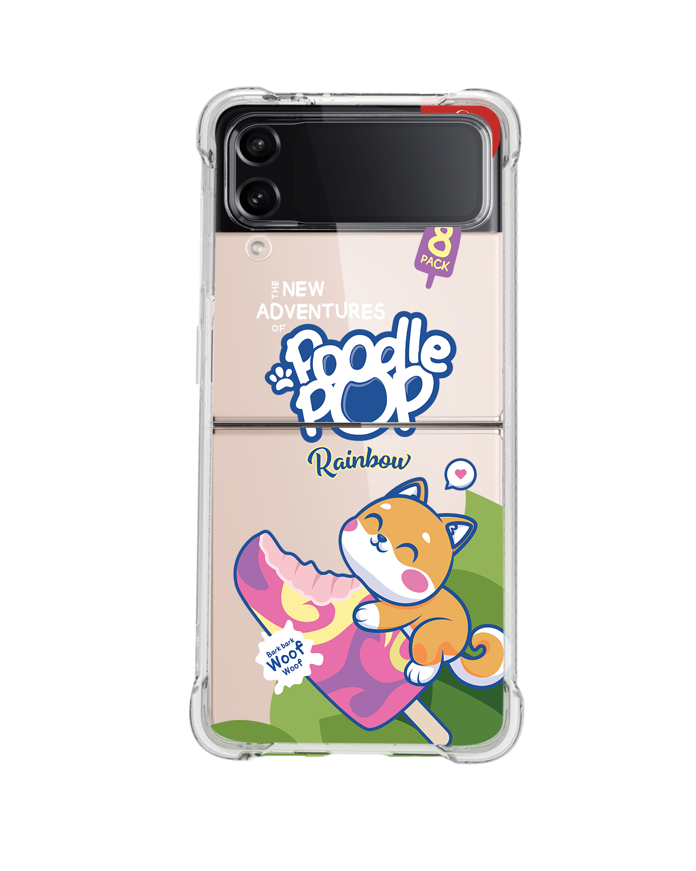 Android Flip / Fold Case - Poodle Pop