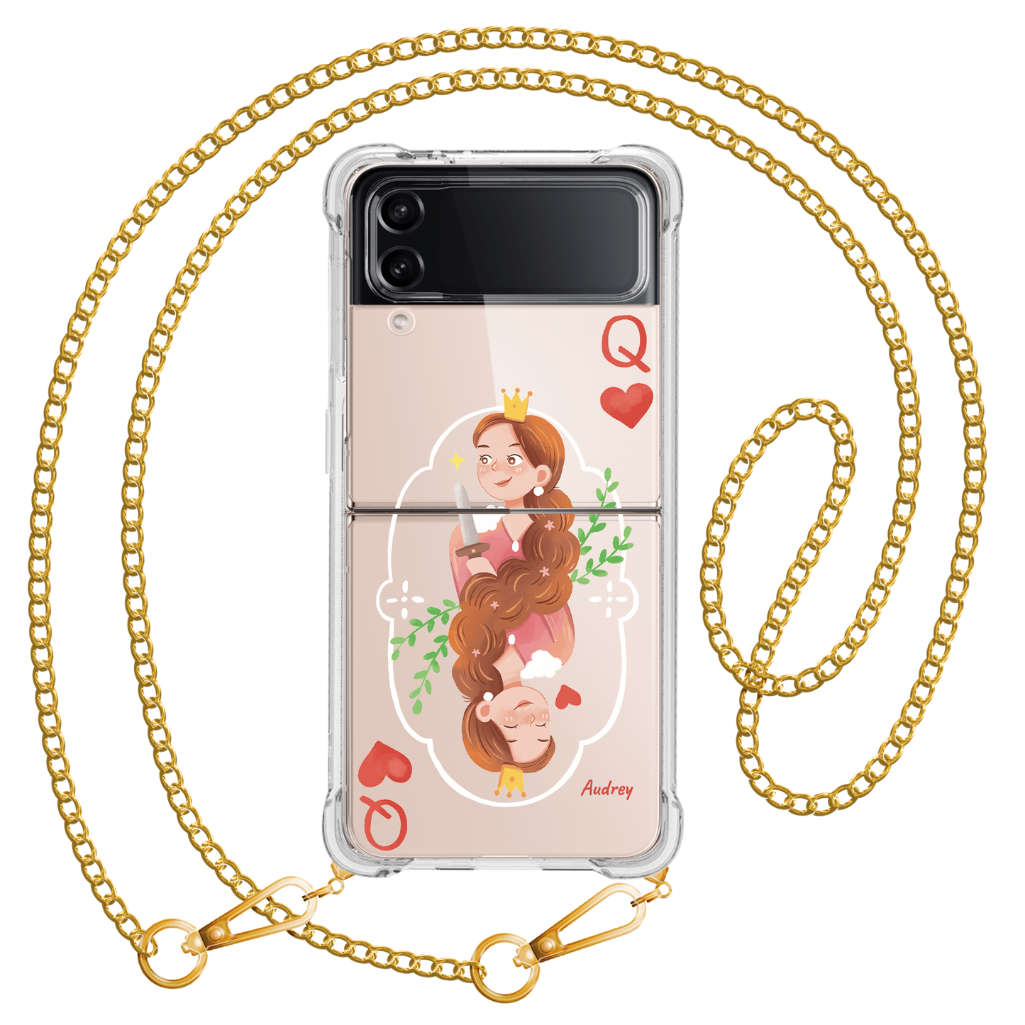 Android Flip / Fold Case - Queen (Couple Case)