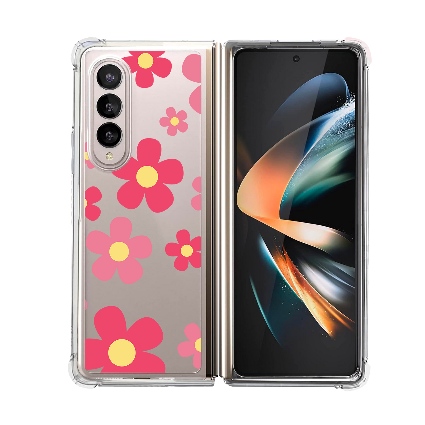 Android Flip / Fold Case - Daisy Blush