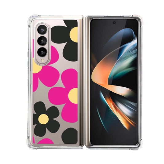 Android Flip / Fold Case - Daisy Hot Pink