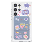 Android Magnetic Trifold Wallet Case - Girl Power Sticker Pack