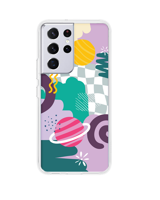 Android Rearguard Hybrid Case - Abstract Planet 3.0
