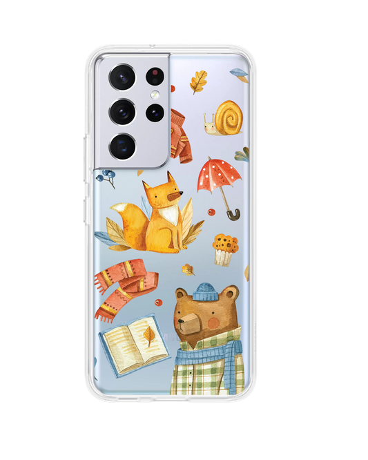 Android Rearguard Hybrid Case - Bear & Fox