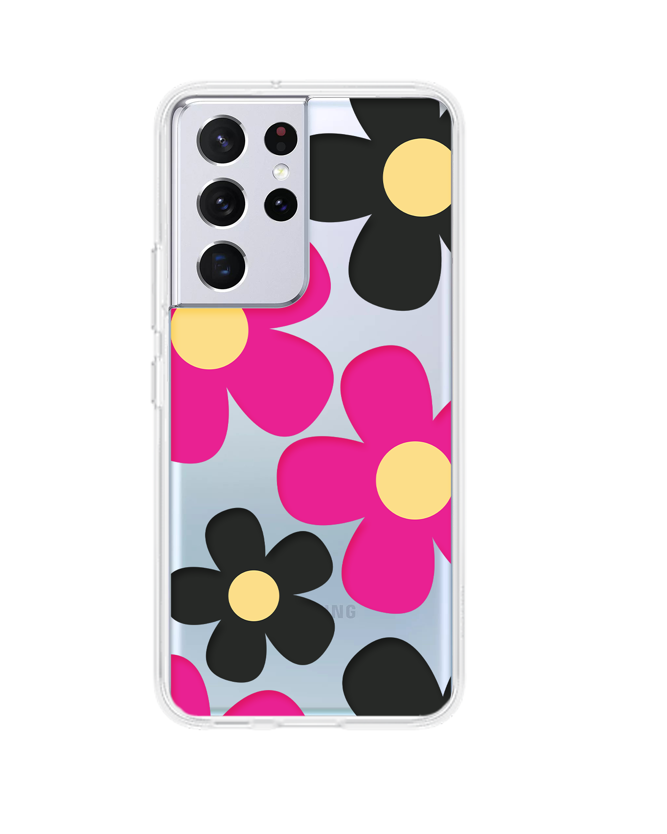 Android Rearguard Hybrid Case - Daisy Hot Pink