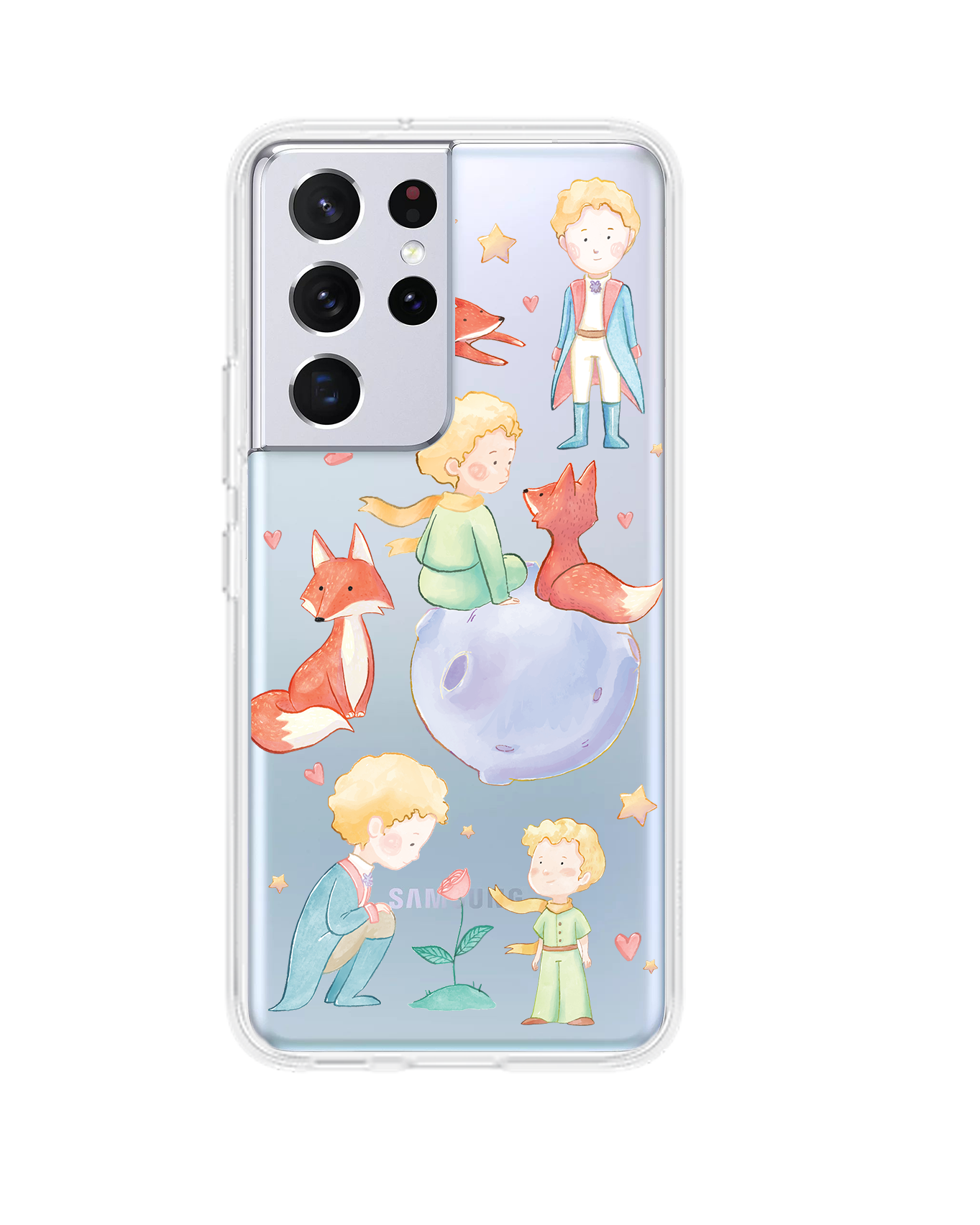 Android Rearguard Hybrid Case - Little Prince & Fox