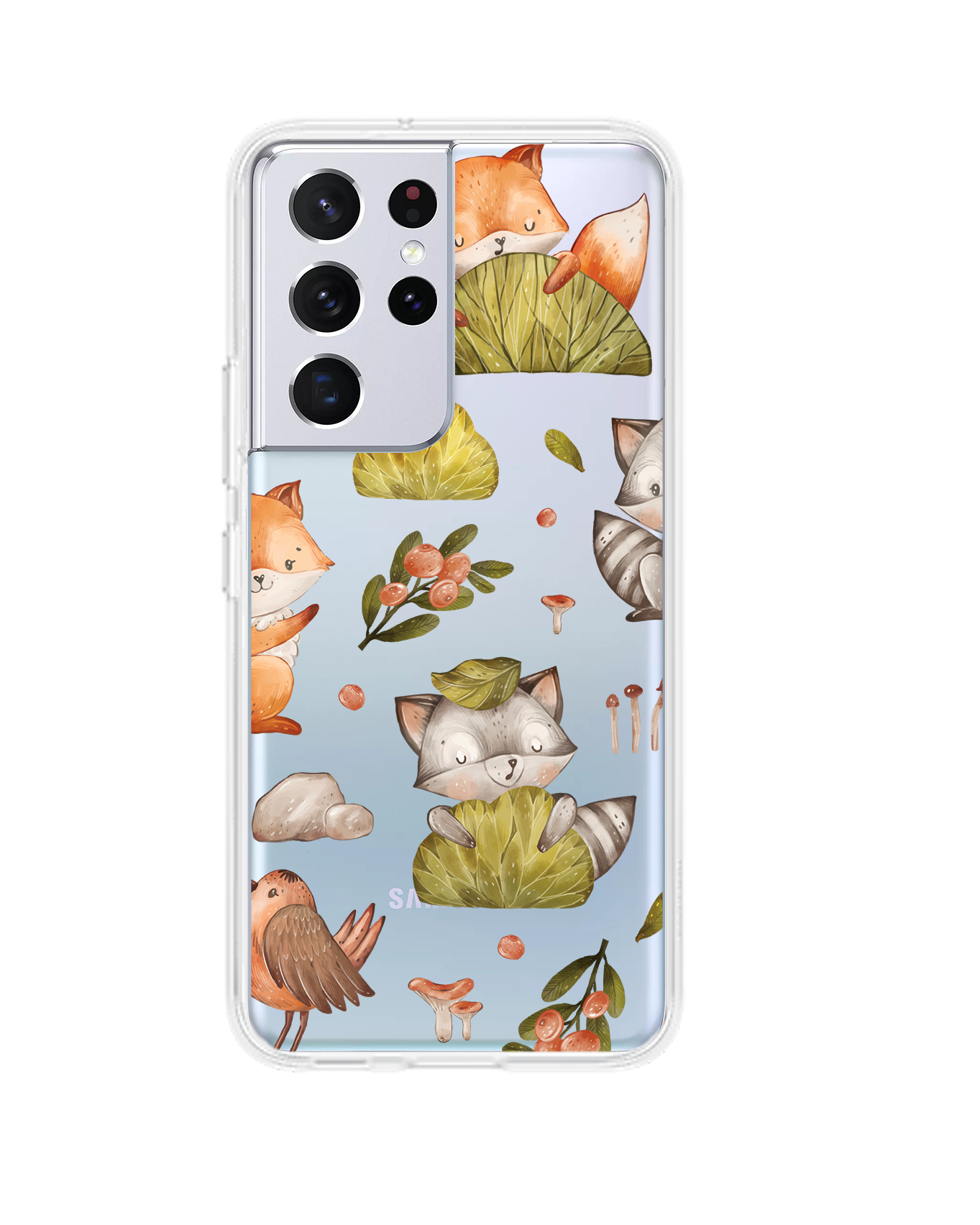 Android Rearguard Hybrid Case - Racoon & Friends