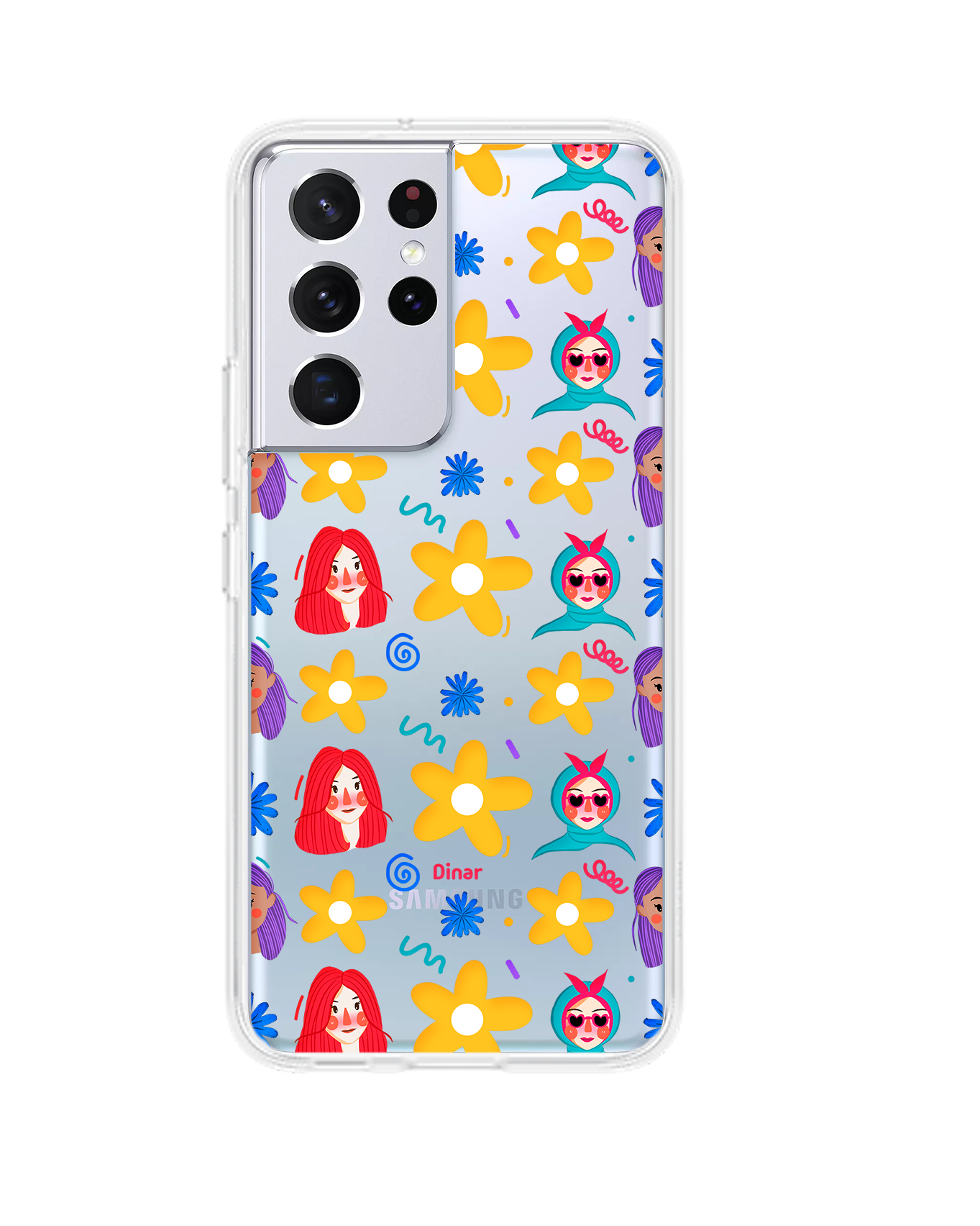 Android Rearguard Hybrid Case - Daisy Faces