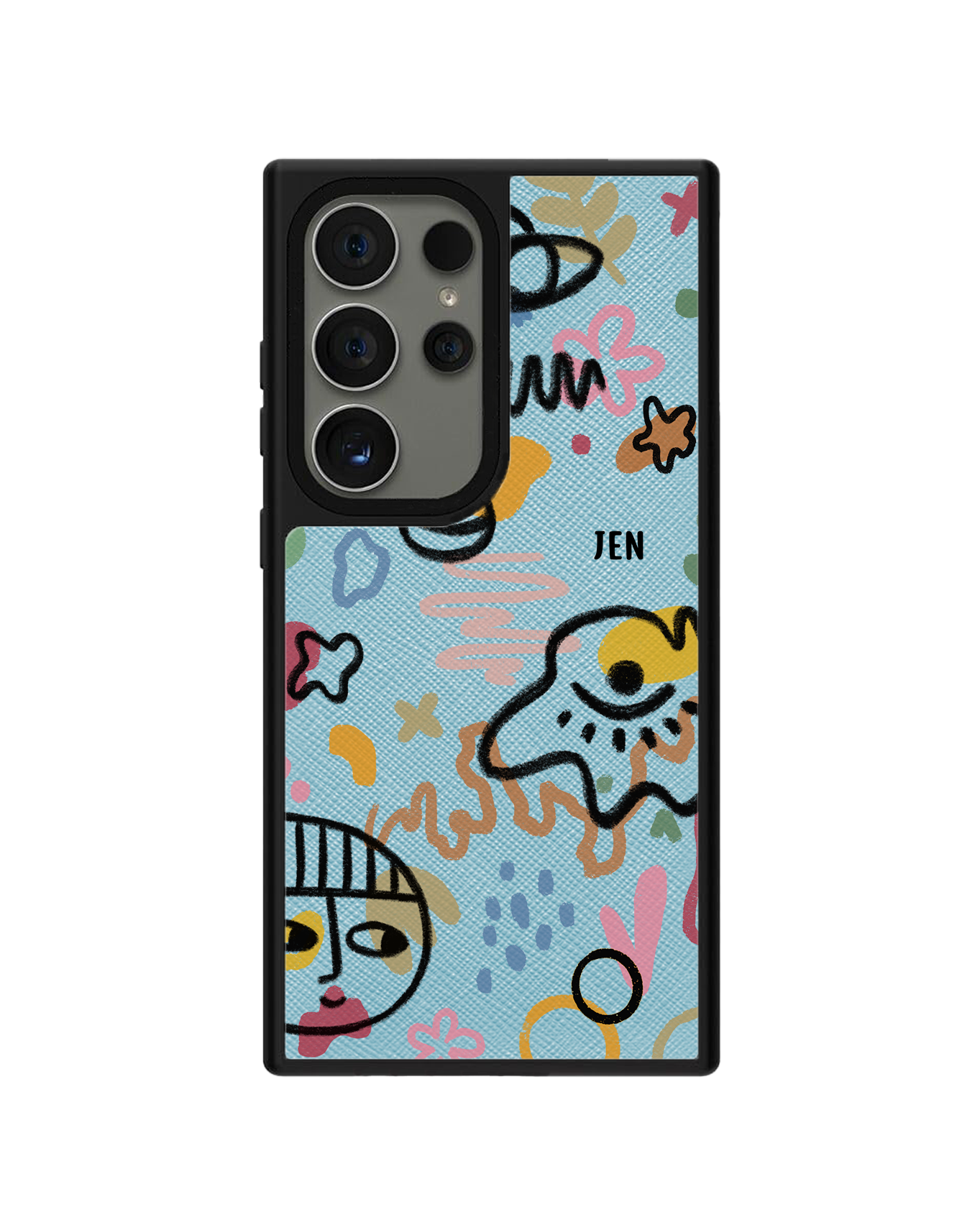 Android Leather Grip Case - Abstract 3.0