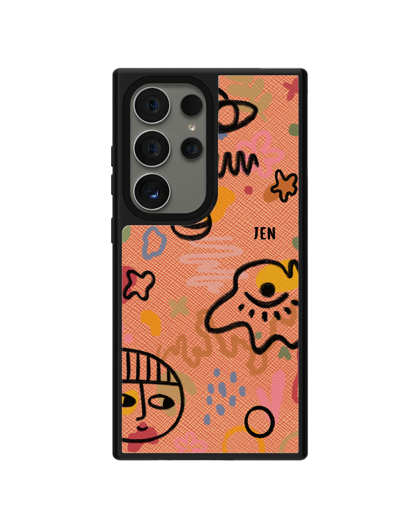 Android Leather Grip Case - Abstract 3.0