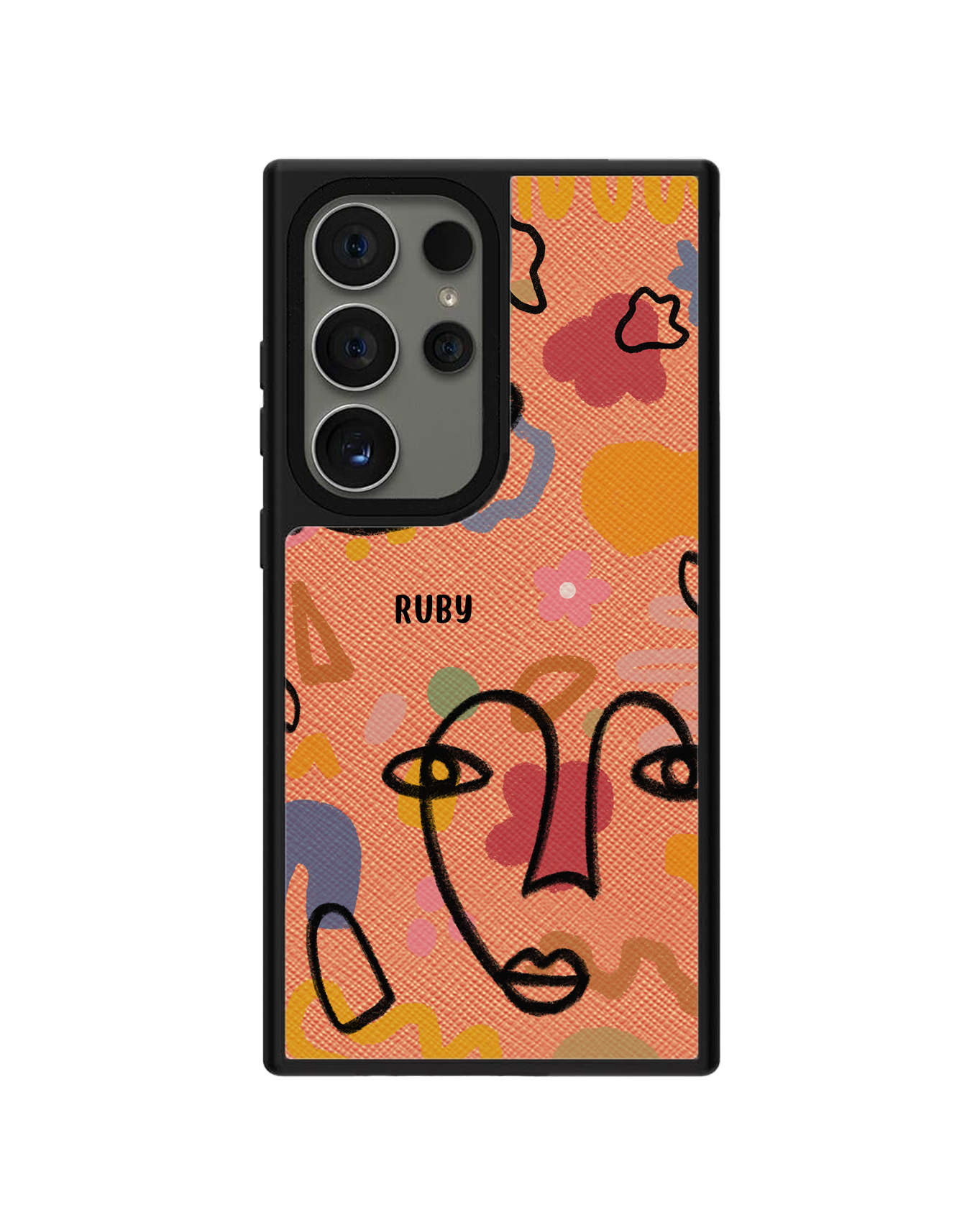 Android Leather Grip Case - Abstract 4.0