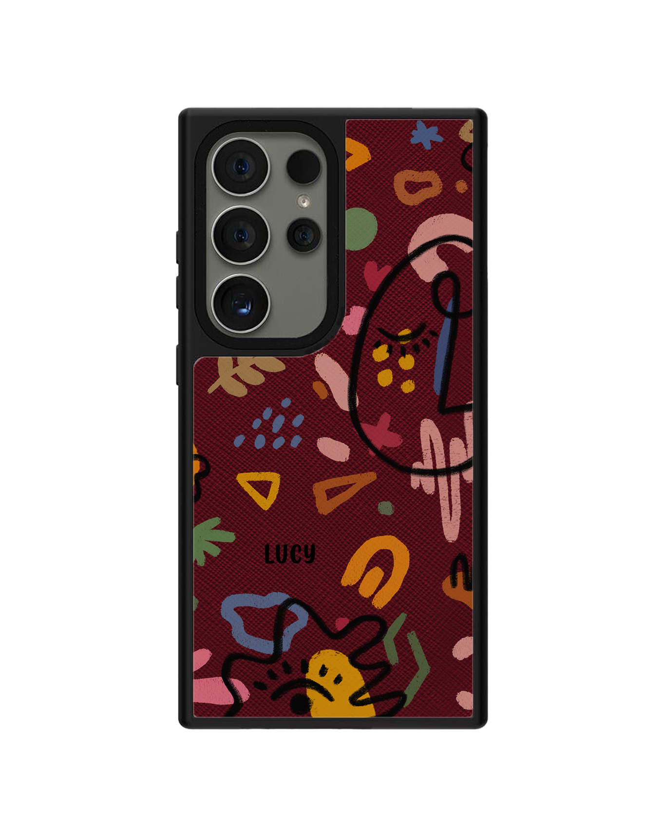 Android Leather Grip Case - Abstract 5.0