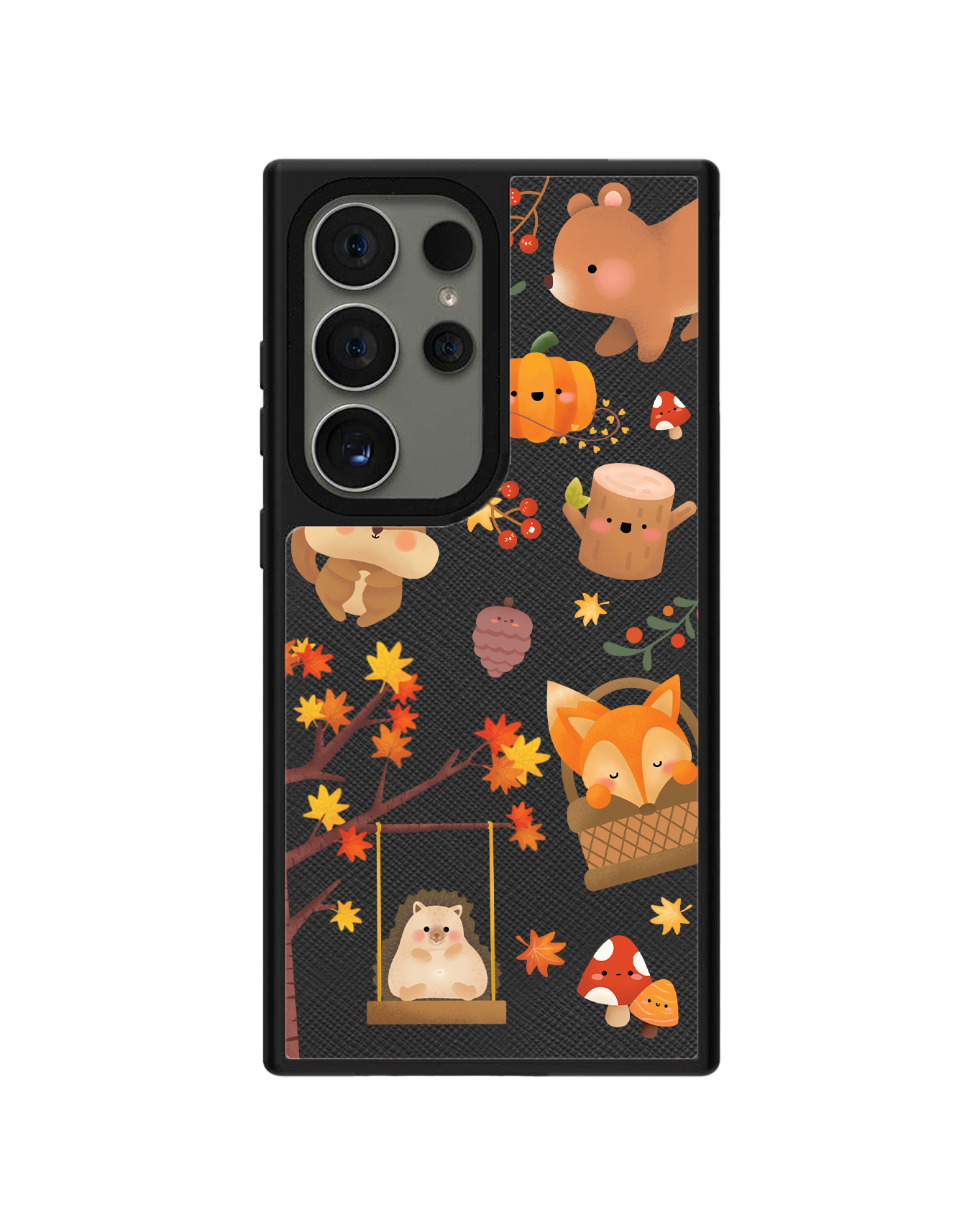 Android Leather Grip Case - Autumn