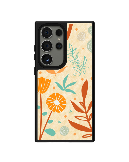 Android Leather Grip Case - Autumn Botanical