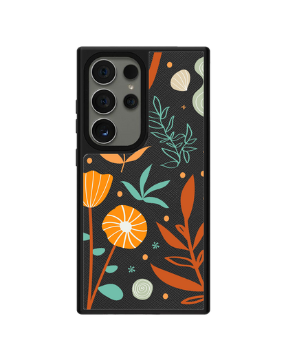 Android Leather Grip - Autumn Botanical