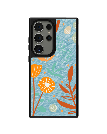 Android Leather Grip - Autumn Botanical