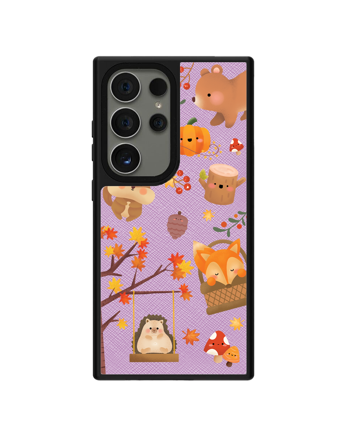 Android Leather Grip Case - Autumn