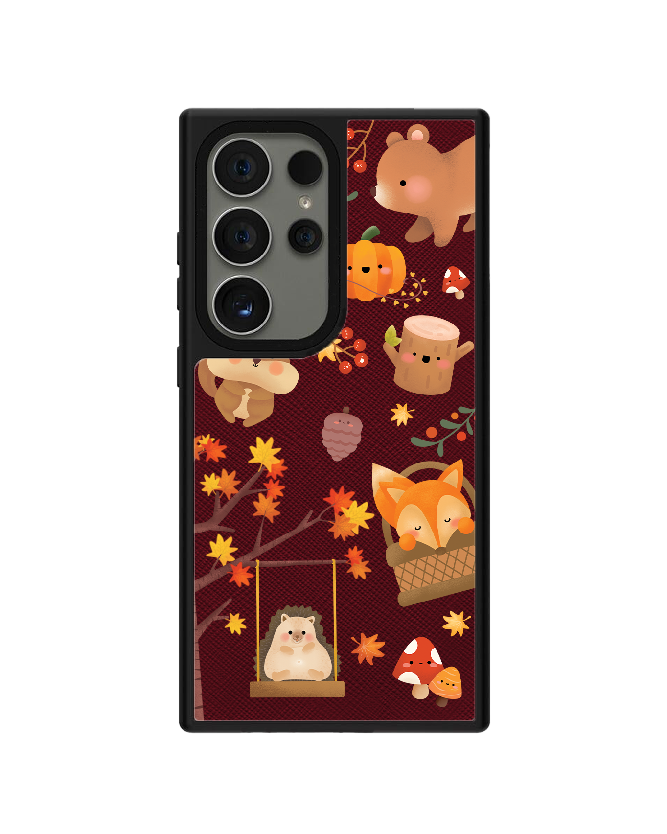 Android Leather Grip Case - Autumn