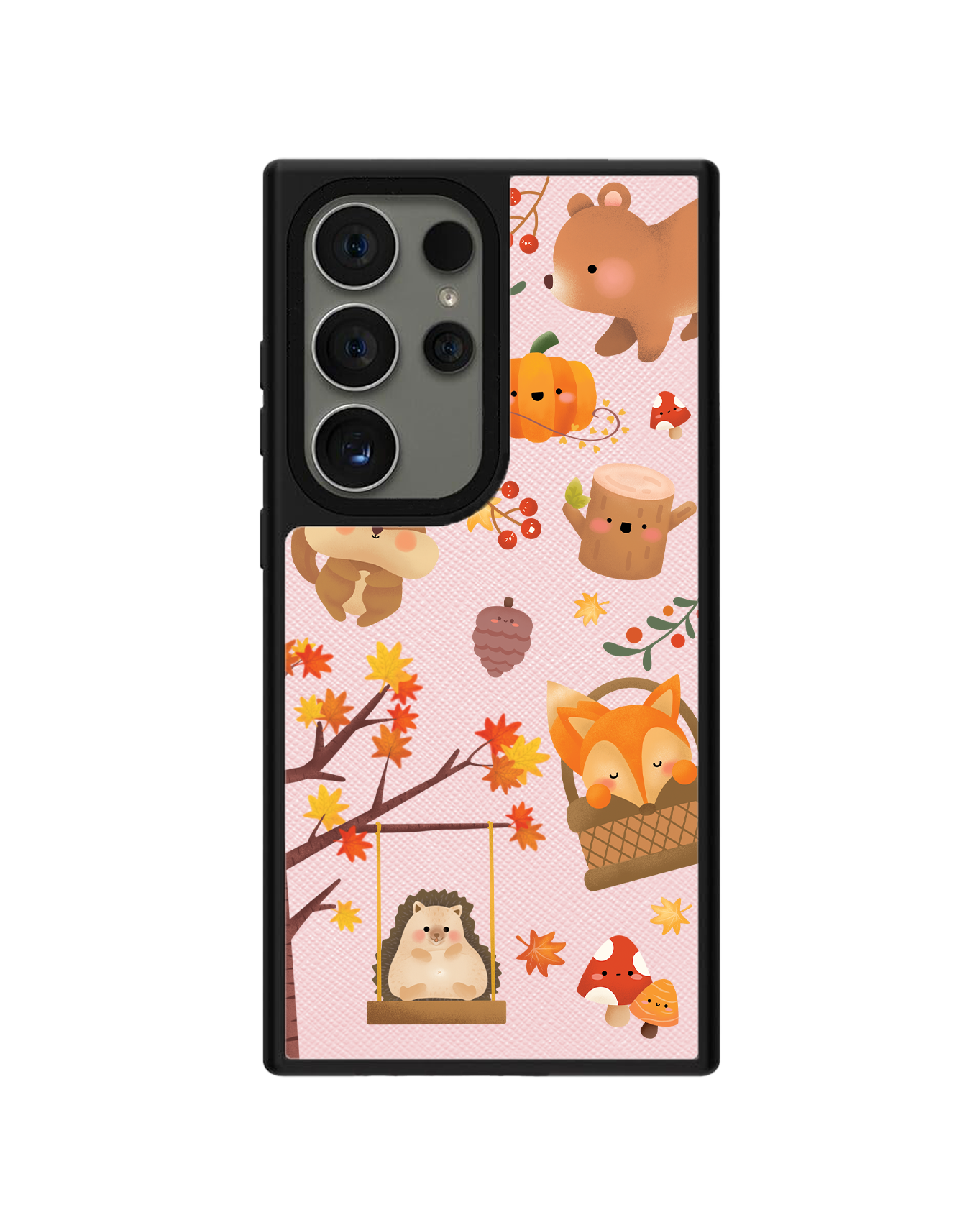 Android Leather Grip Case - Autumn