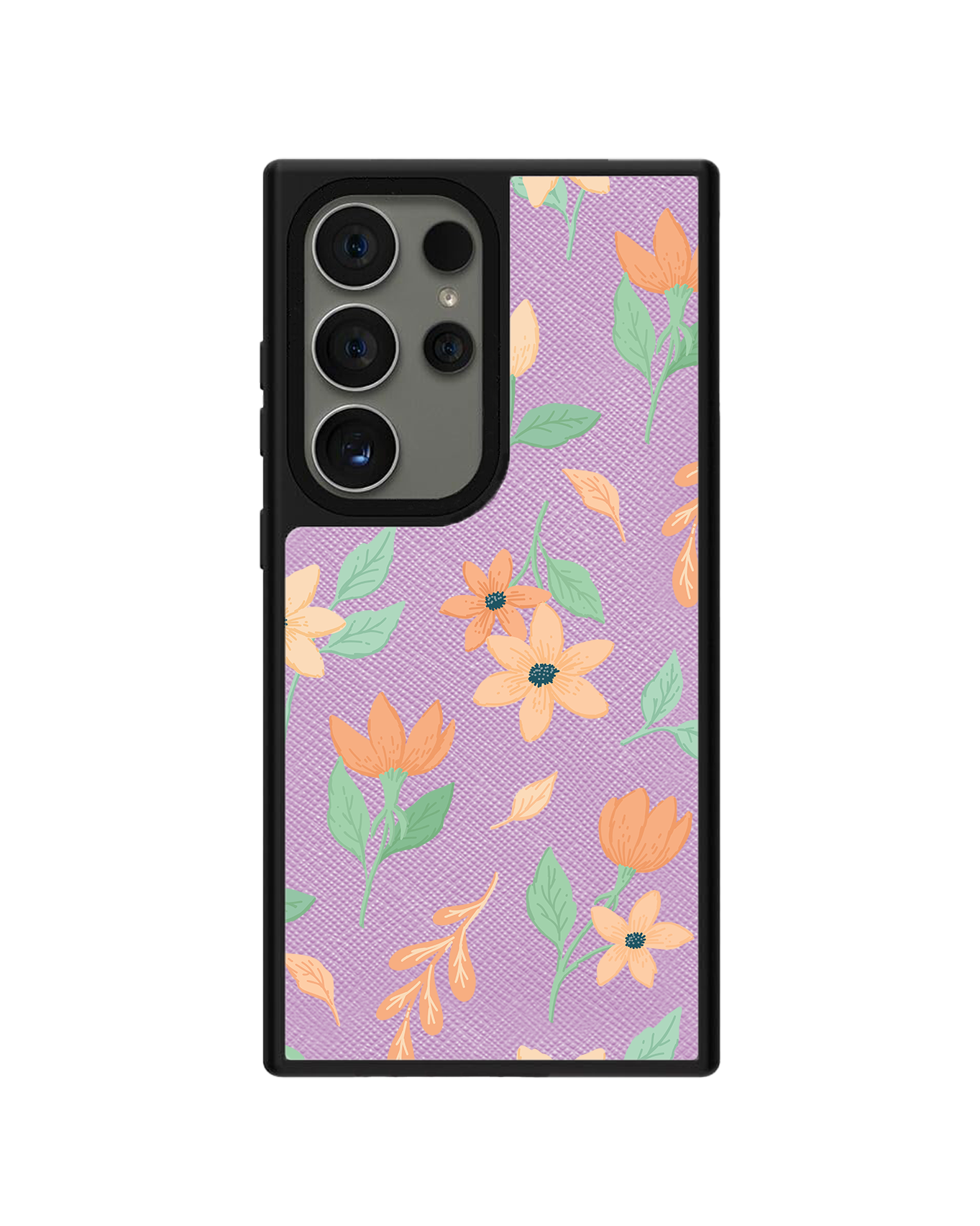 Android Leather Grip Case - Birth Flower