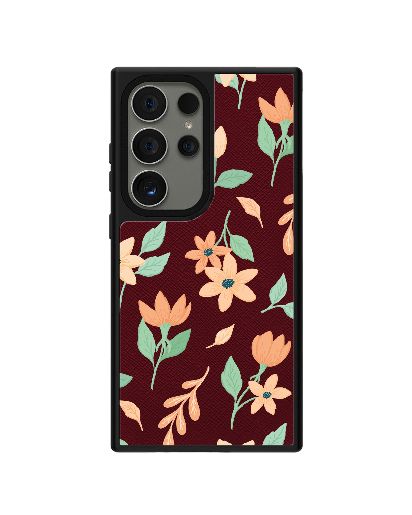 Android Leather Grip Case - Birth Flower