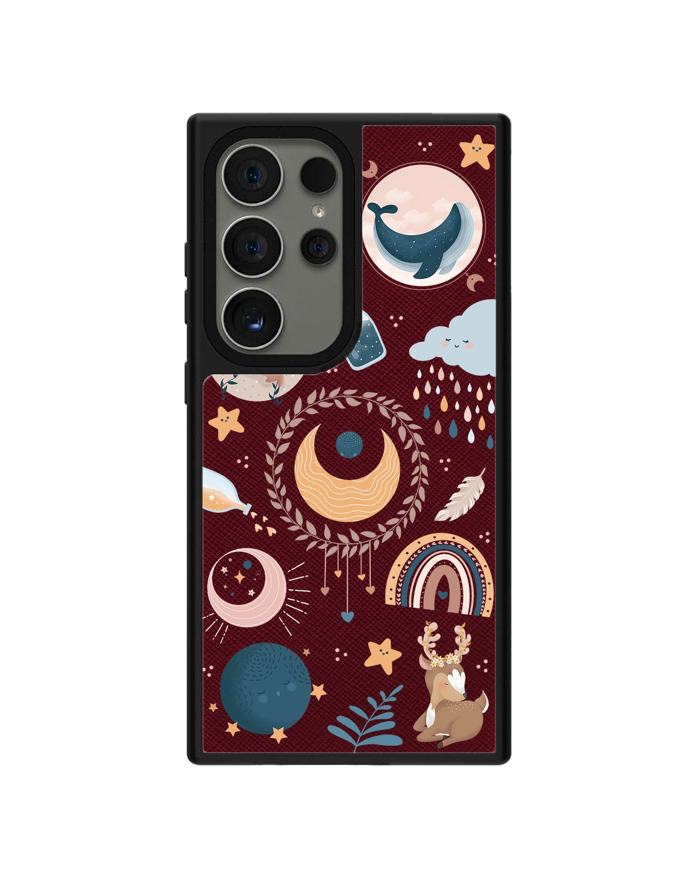 Android Leather Grip Case - Boho