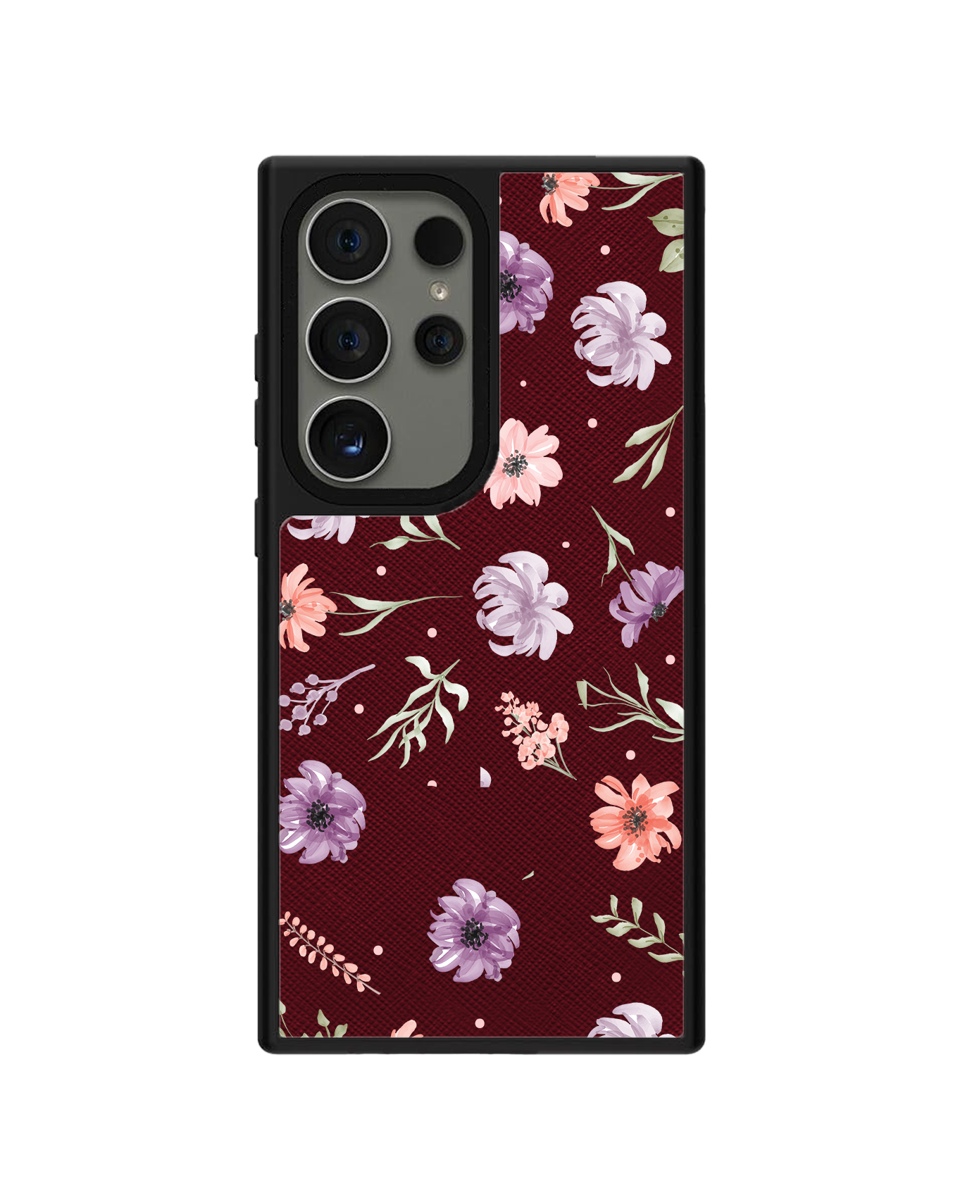 Android Leather Grip Case - Botanical Garden 3.0