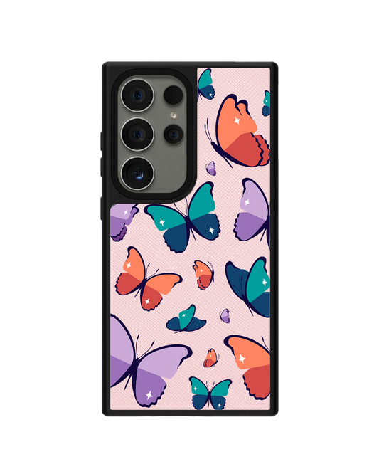 Android Leather Grip Case - Butterfly