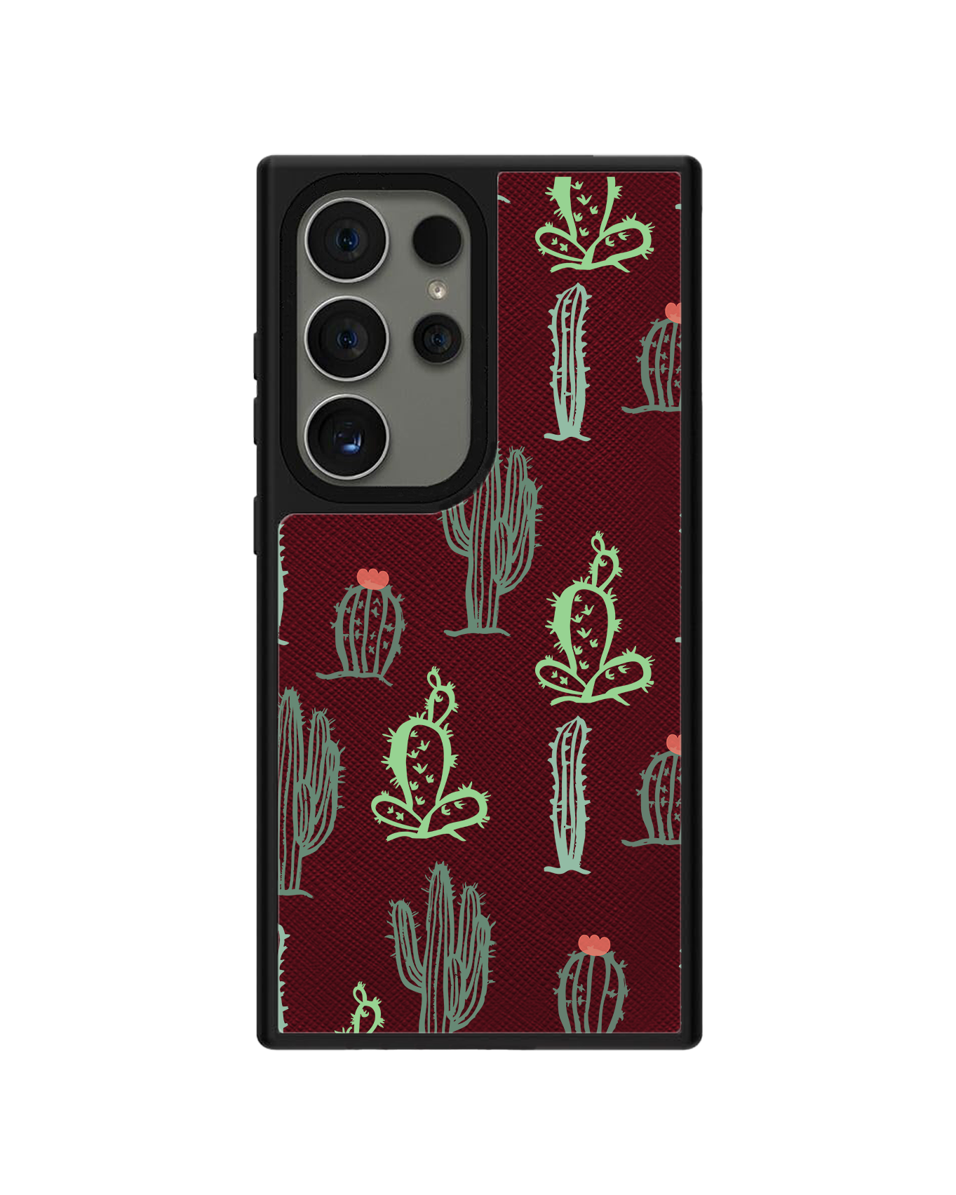 Android Leather Grip Case - Cactus