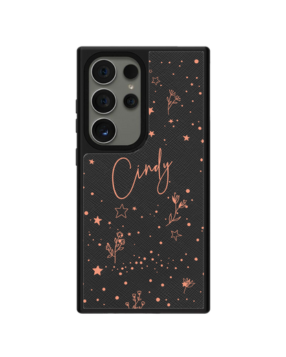 Android Leather Grip - Coral Constellation