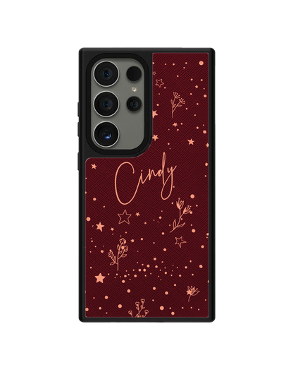 Android Leather Grip - Coral Constellation
