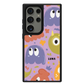 Android Leather Grip Case - Cute Monster 1.0