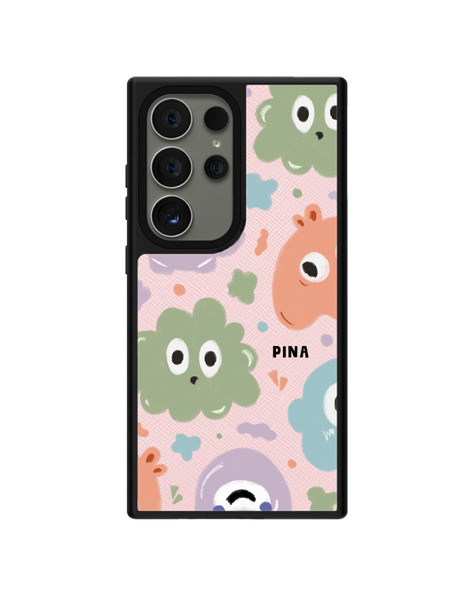 Android Leather Grip Case - Cute Monster 2.0