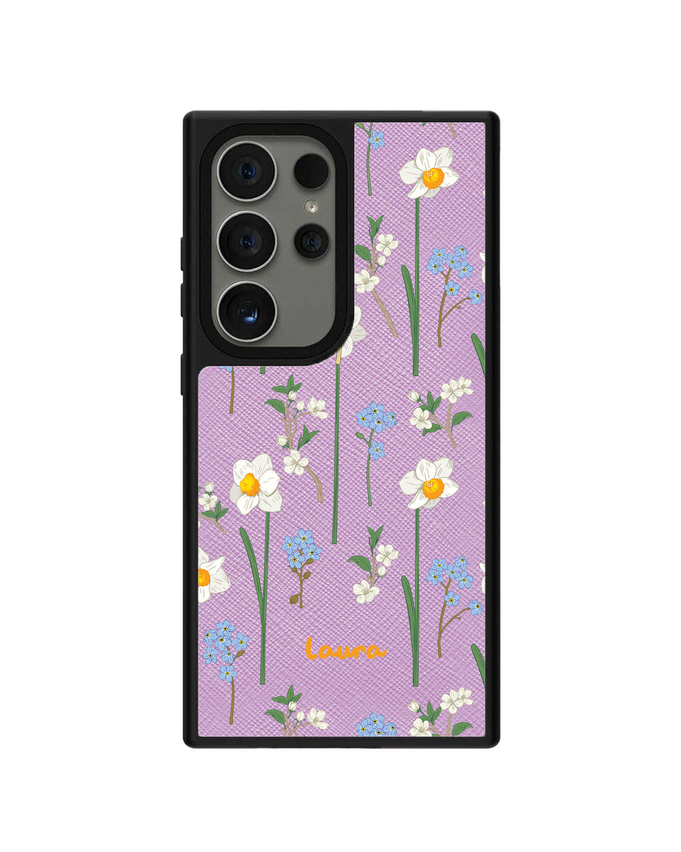 Android Leather Grip Case - December Narcissus