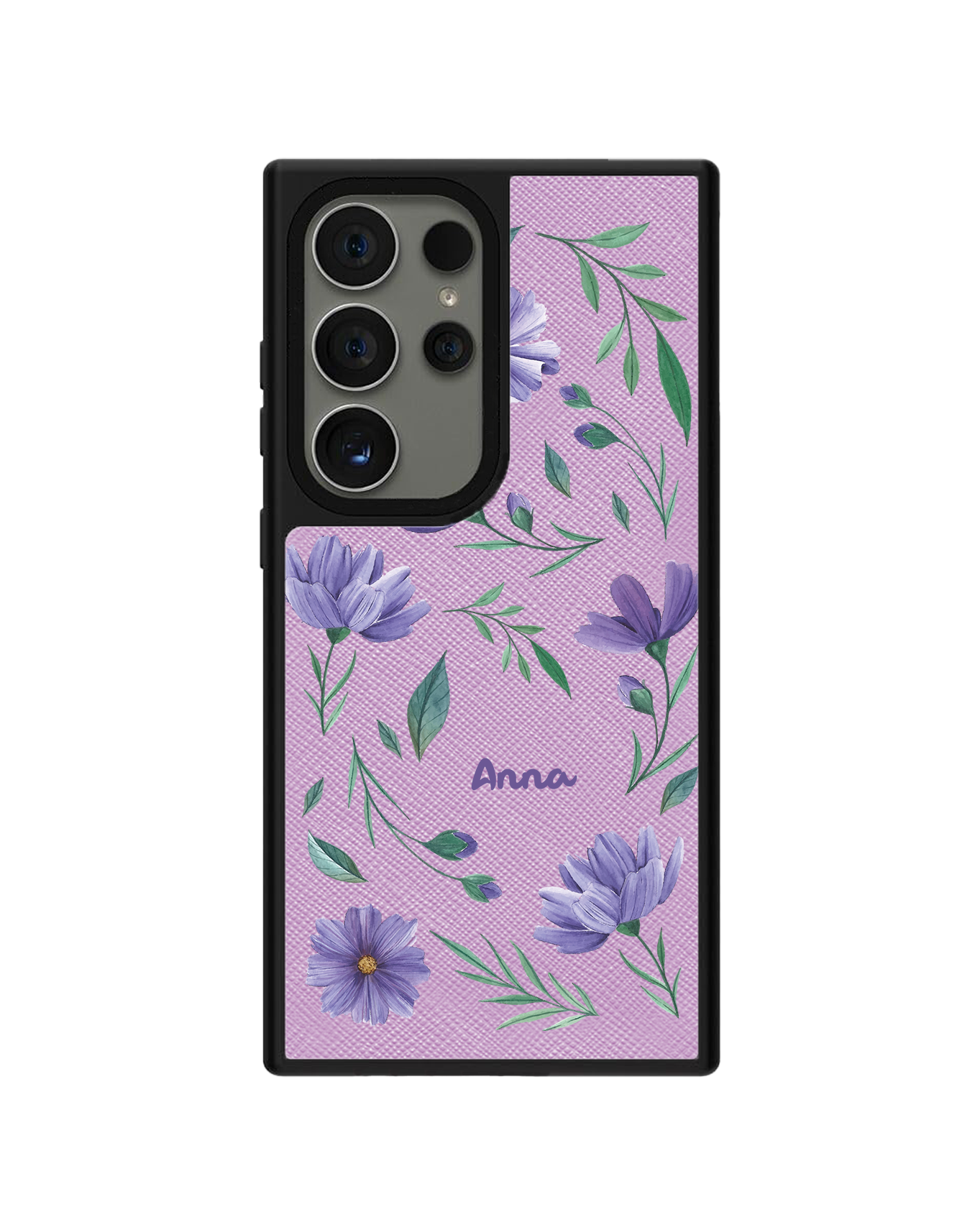 Android Leather Grip Case - February Violet