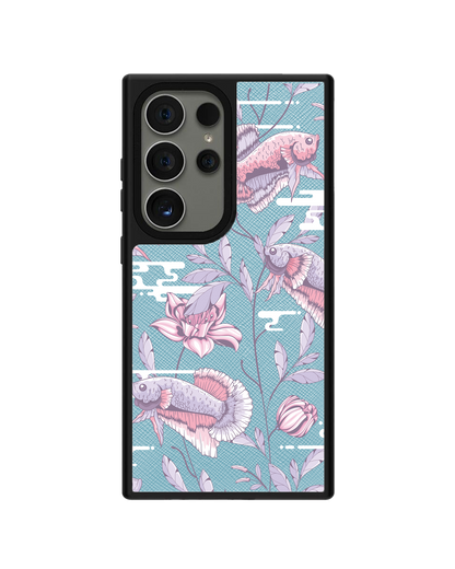 Android Leather Grip - Fish & Floral 1.0
