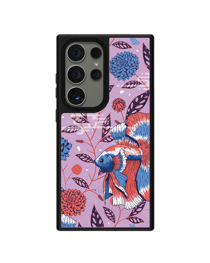 Android Leather Grip - Fish & Floral 2.0