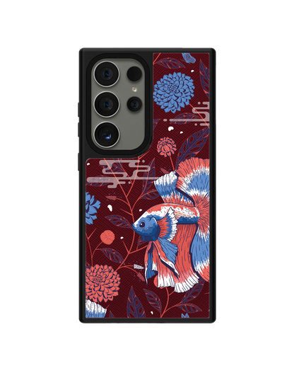 Android Leather Grip - Fish & Floral 2.0