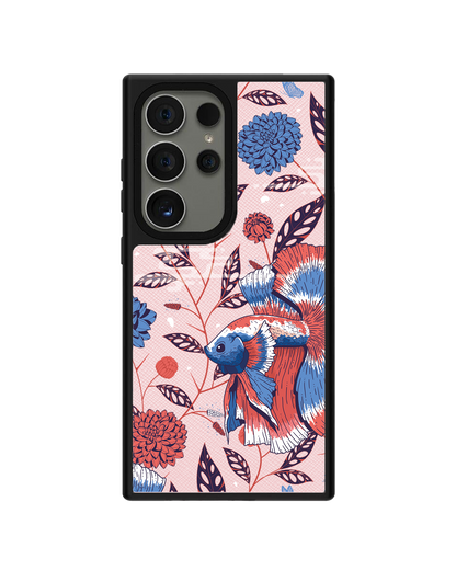 Android Leather Grip - Fish & Floral 2.0