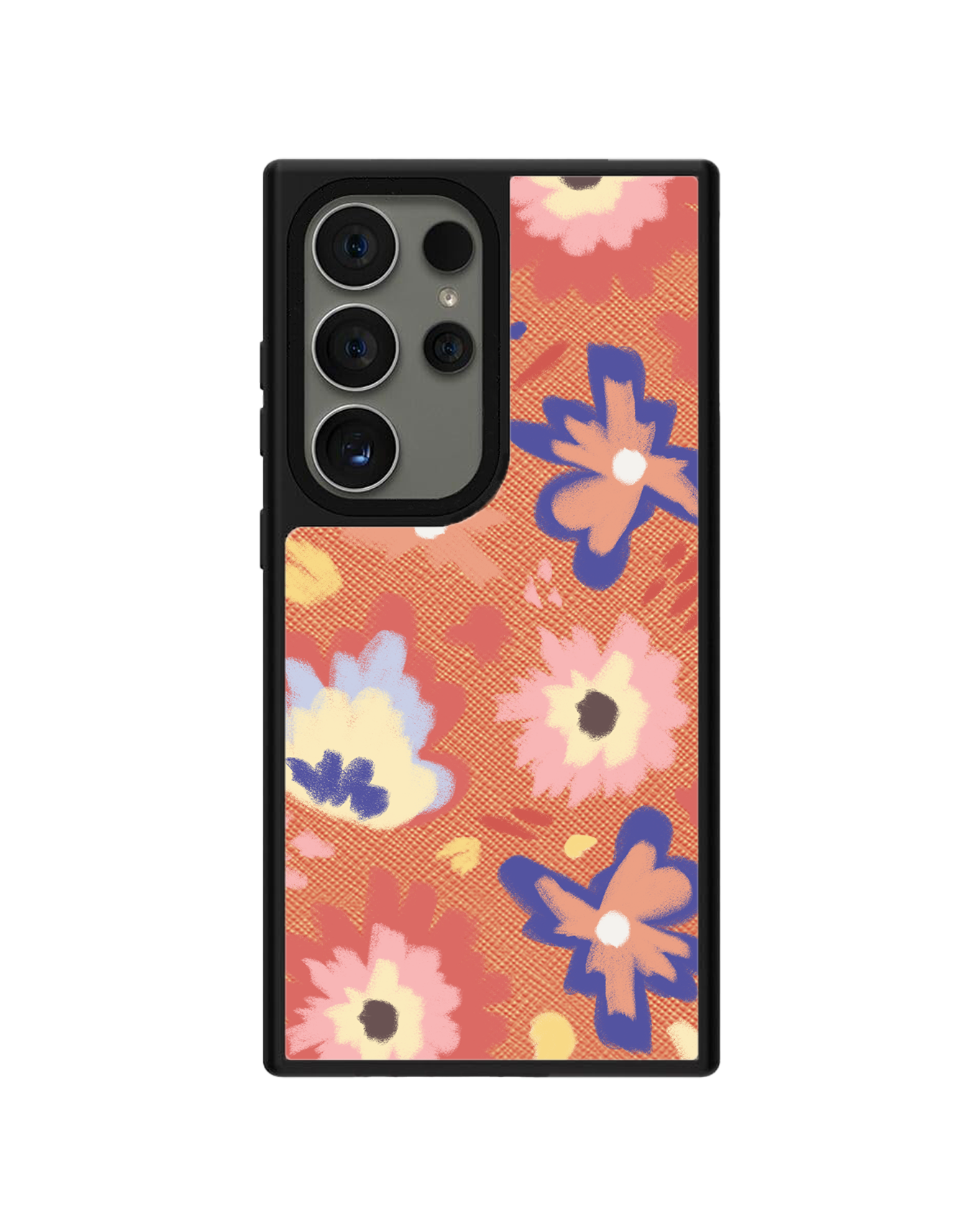 Android Leather Grip Case - Flower Lovers