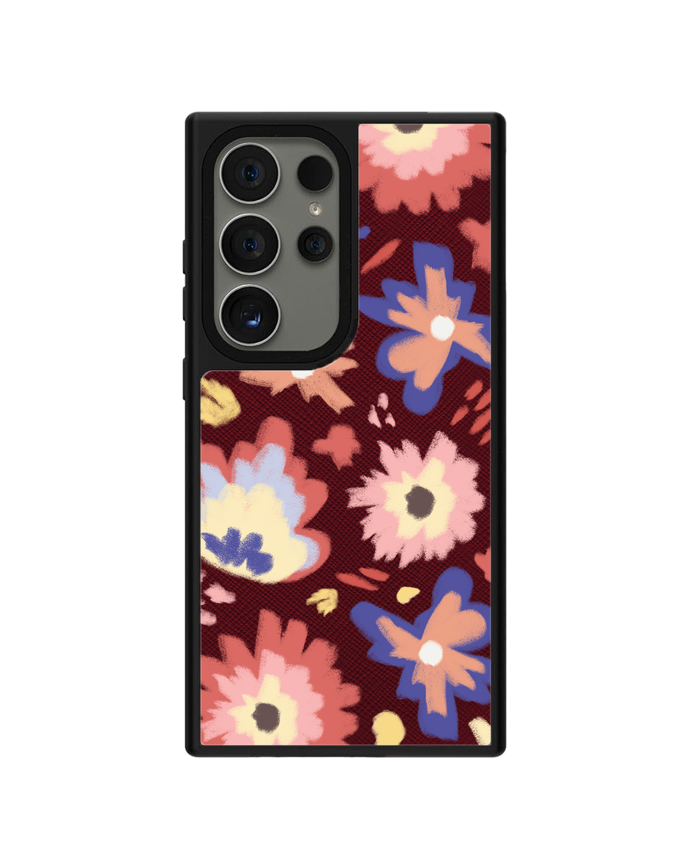 Android Leather Grip Case - Flower Lovers